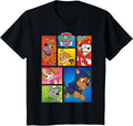 Kids Paw Patrol Pups in Comic Boxes T-Shirt T-Shirt