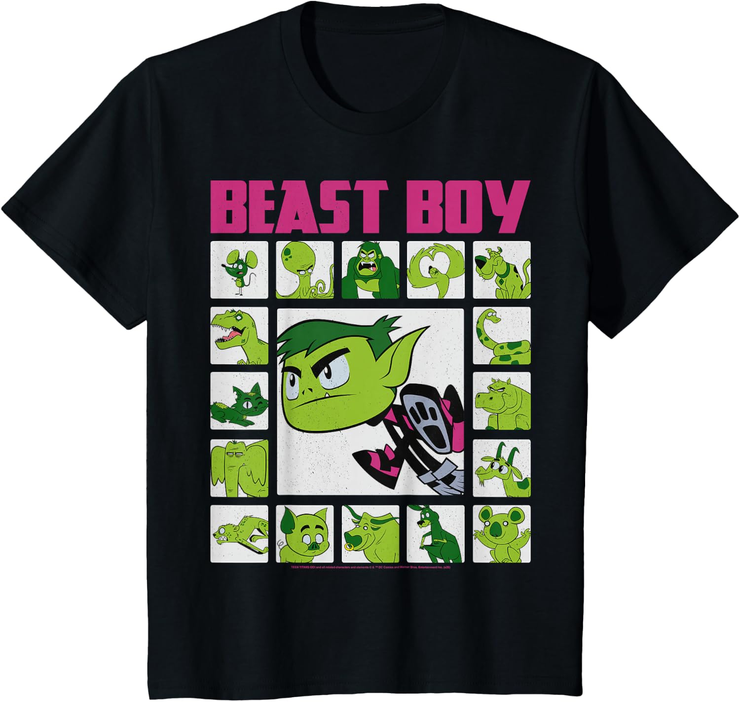 Kids DC Comics Teen Titans Go! Beast Boy Box Up T-Shirt