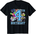 Kids DC Comics Teen Titans Go! 4th Birthday T-Shirt