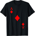 Playing card Ace of Diamonds Costume Poker card player T-Shirt