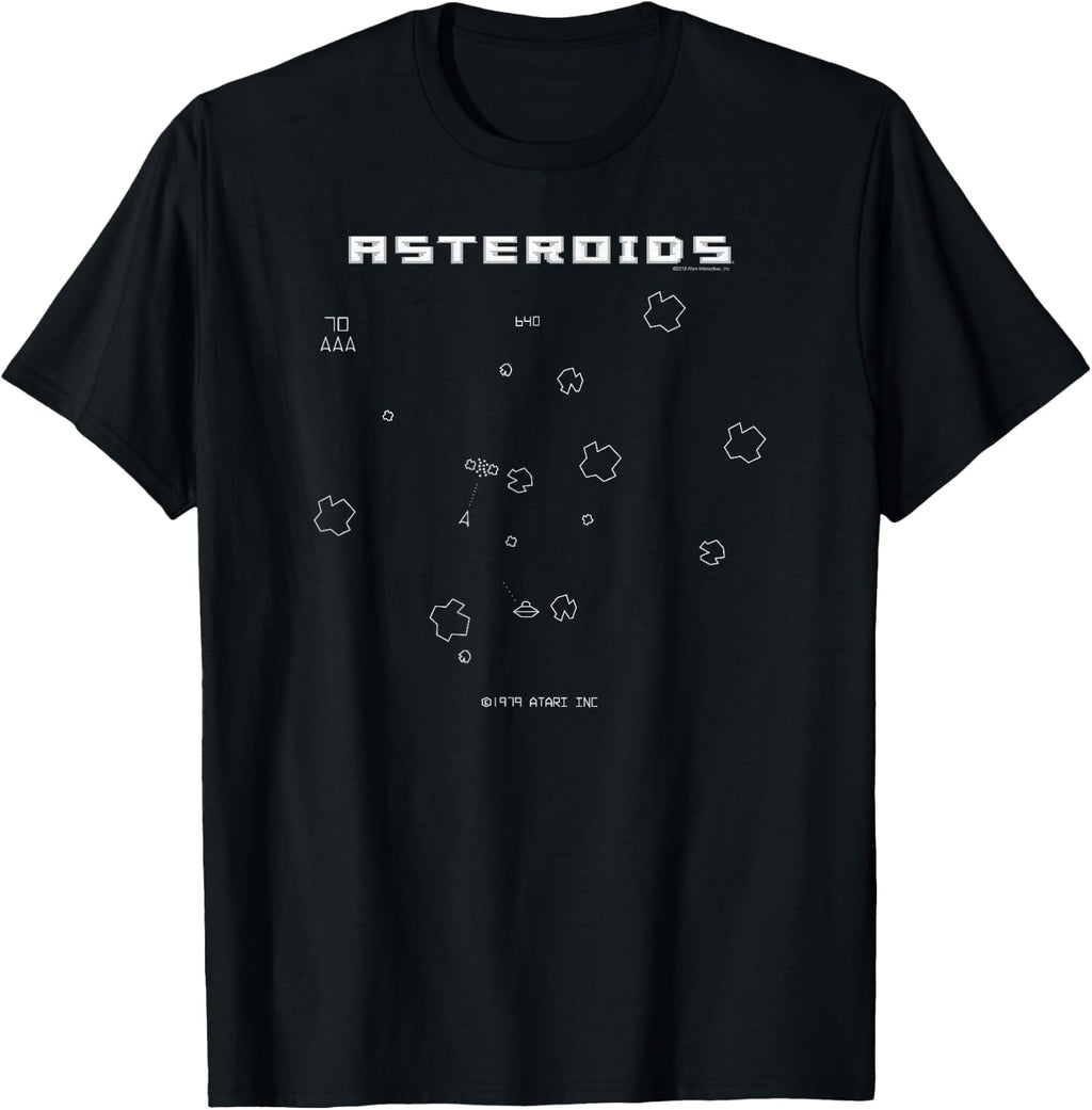 Atari Asteroids 8 Bit Interface T-Shirt