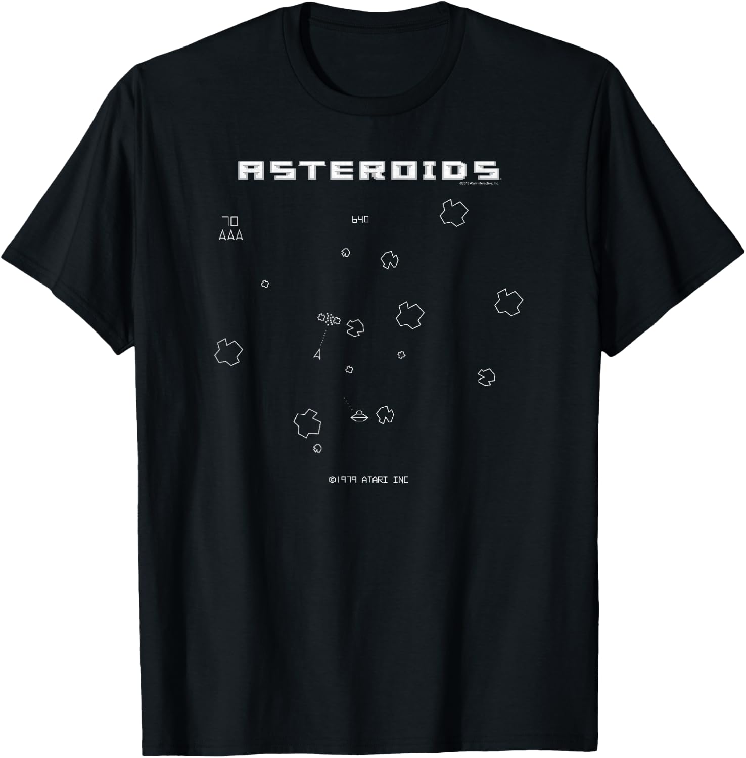 Atari Asteroids 8 Bit Interface T-Shirt