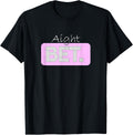 Light Pink Graphic Aight BET. Pink Graphic T-Shirt