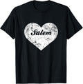 I Love Massachusetts Shirt, Funny Cute Salem Gift Souvenir