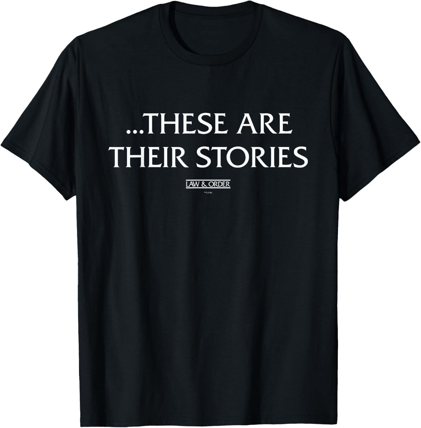 Law & Order: SVU These are Their Stories T-Shirt Small