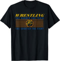 Wrestling T-Shirt Vintage Funny Sayings Short Fight