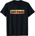 Vintage Retro 1970s Shirt Cool Beans Funny Gift