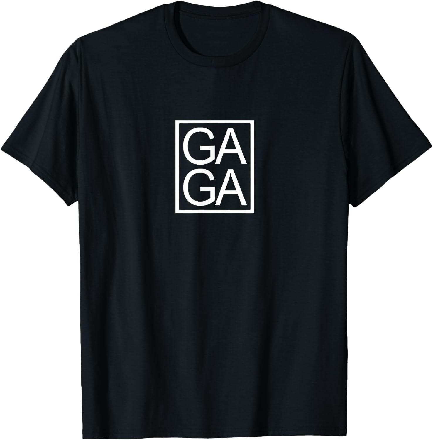 GAGA Novelty Graphic Design Minimalist Typography Gift T-Shirt