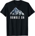 Funny Hiking Shirt Ramble On Low Poly Gift