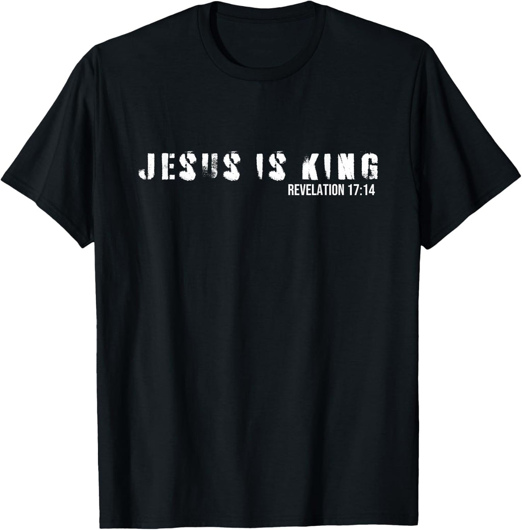 Jesus Is King Bible Verse Scripture Christian T-Shirt