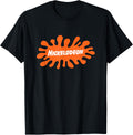 Nickelodeon Classic Orange Splat Bold Retro Logo Art T-Shirt