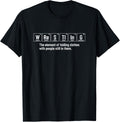 Wrestling Definition - Funny Wrestler Periodic Elements T-Shirt