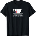 London UK Tea Shirt Cool British Teacup Gift T-Shirt