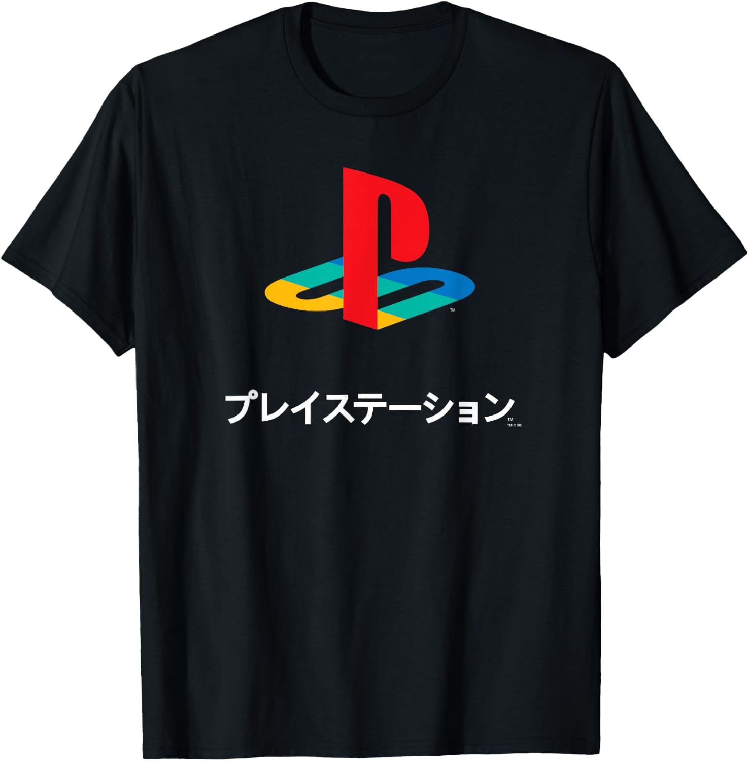 PlayStation Full Color Logo with Kanji Modern Video Game T-Shirt