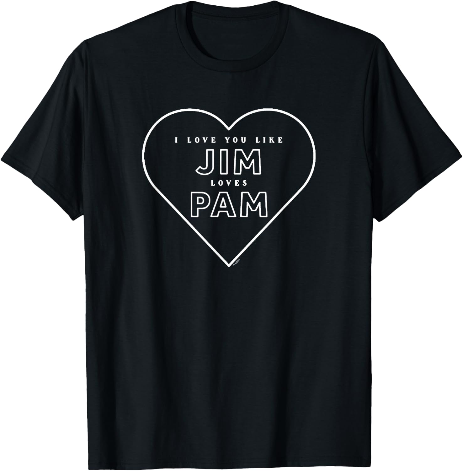 The Office Jim Loves Pam T-Shirt - Official T-Shirt T-Shirt