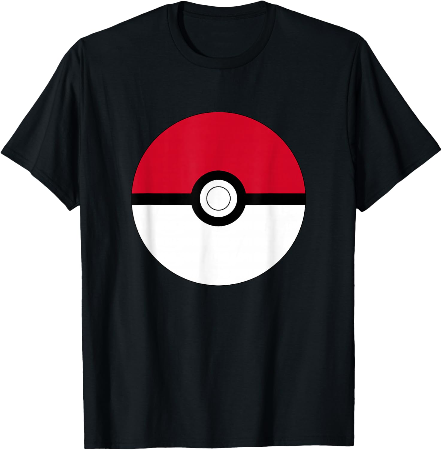 Pokémon Poké Ball Vintage Classic Red & White Logo T-Shirt