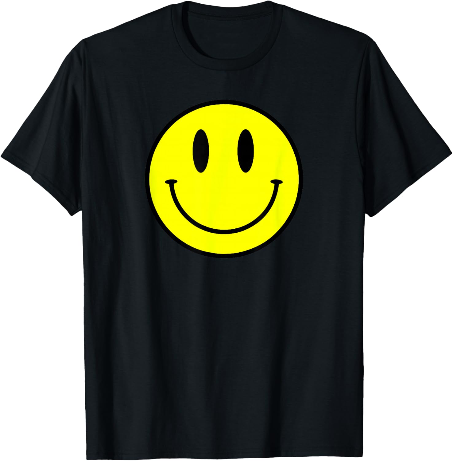 Happy Face Yellow Smile Face Vintage T-Shirt