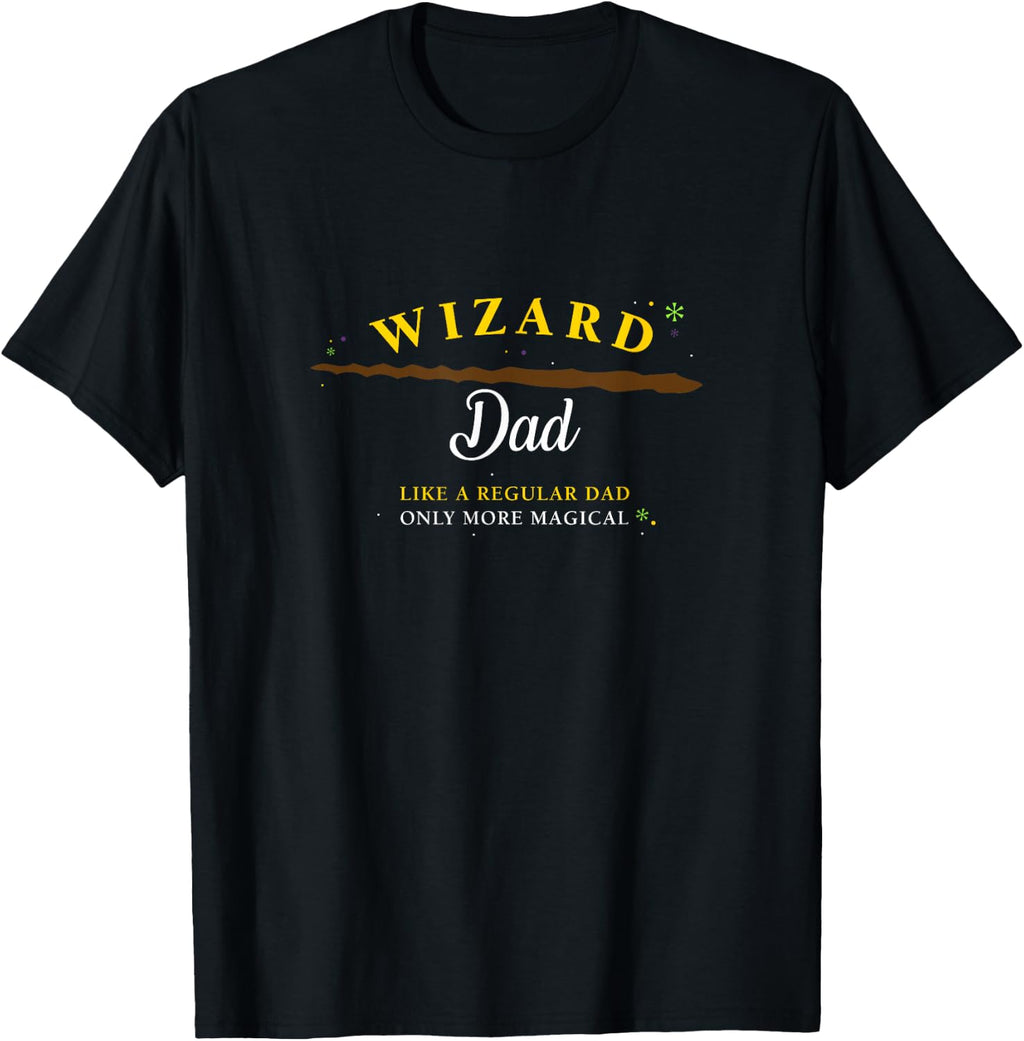 Wizard Dad Shirt, Funny Cute Magical Gift T-Shirt