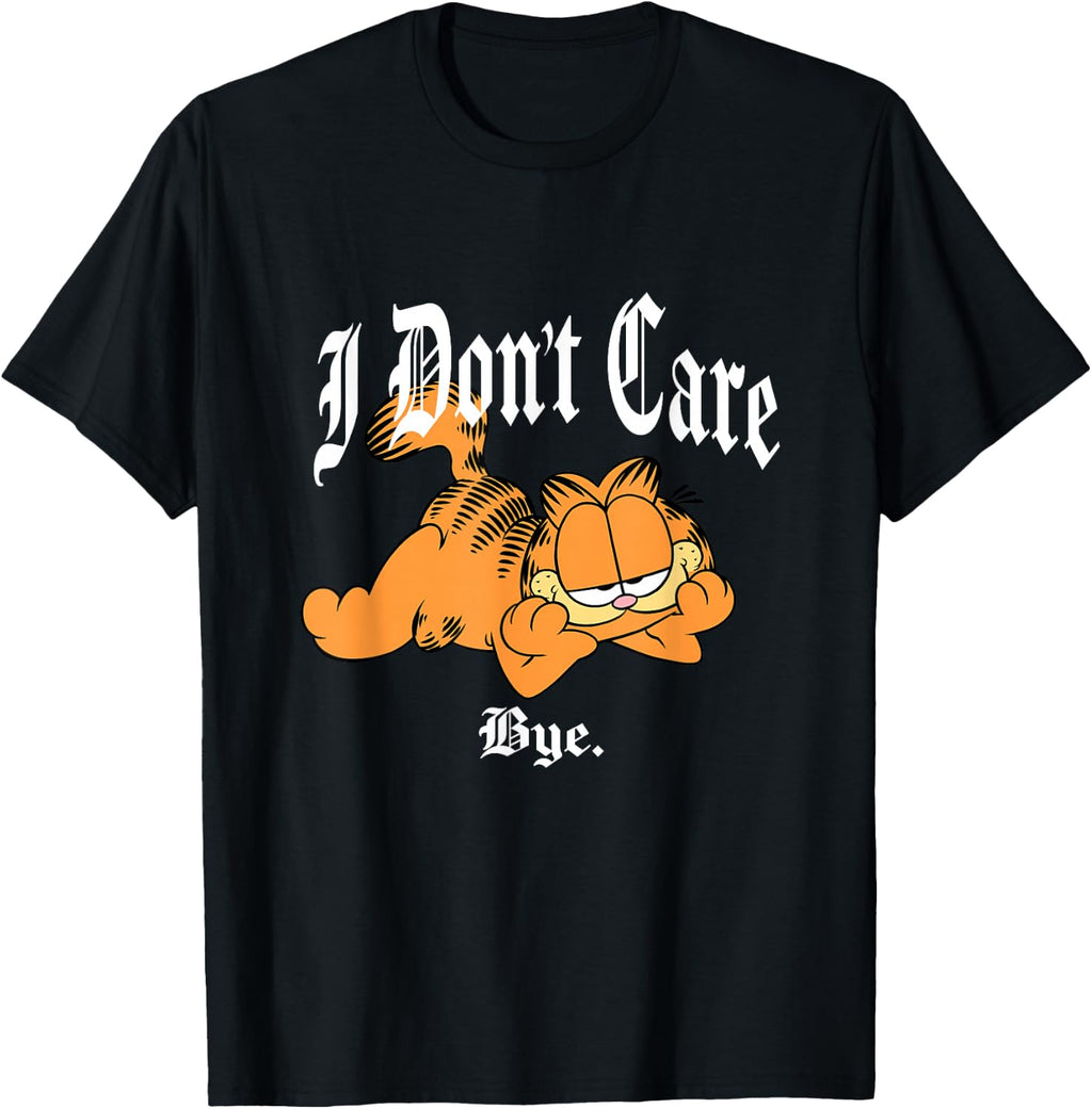 Garfield I Don't Care Gothic Vintage T-Shirt