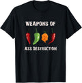 Funny Pepper Chili Head Spicy hot Foods T-Shirt