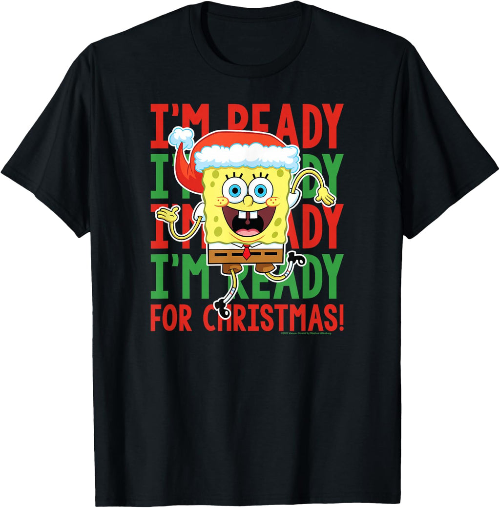 Spongebob Squarepants - I'm Ready for Christmas T-Shirt