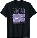 Pokémon - Gengar Pastel Stats Grid T-Shirt