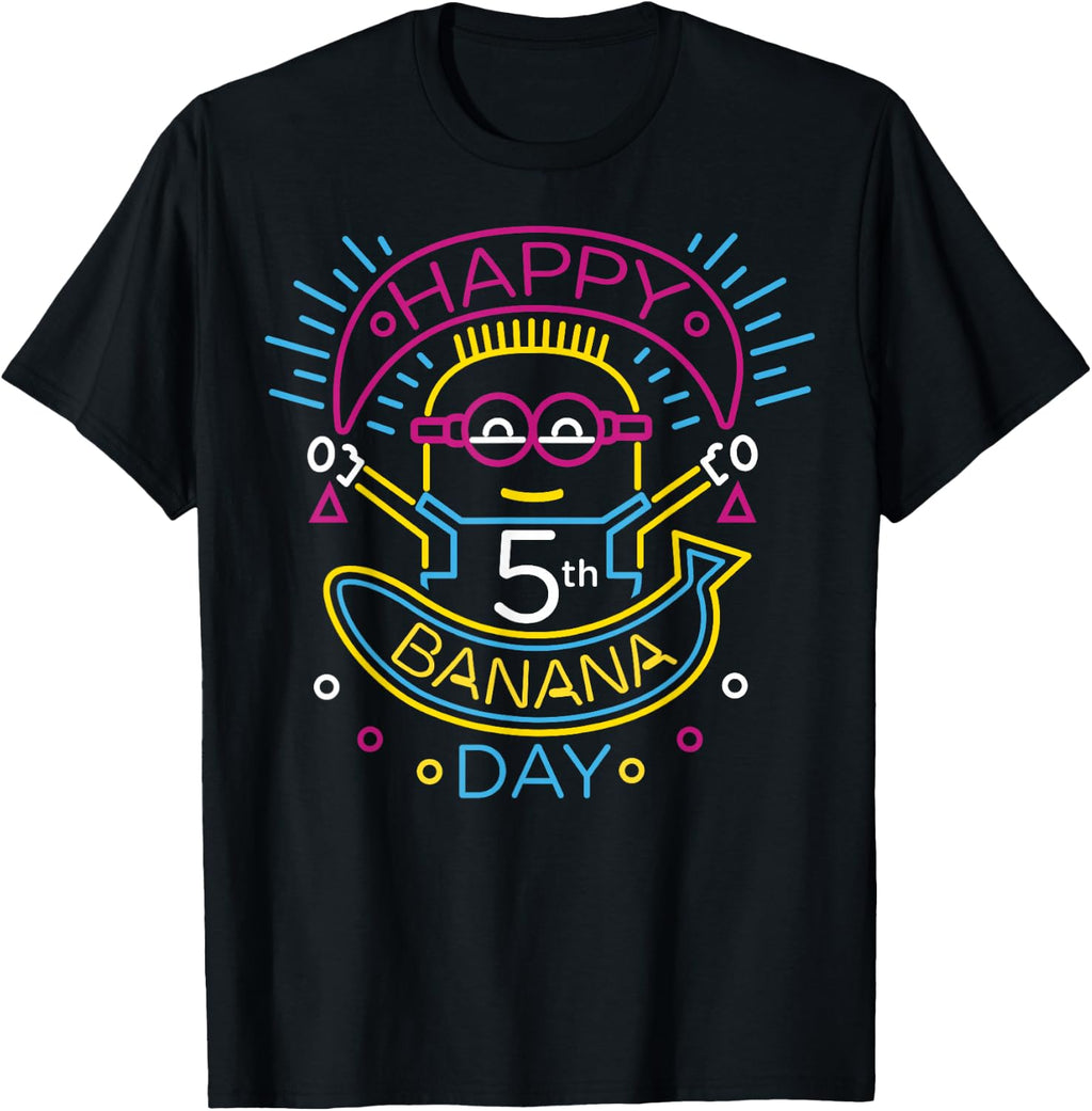 Despicable Me Minions Happy 5th Banana Day T-Shirt