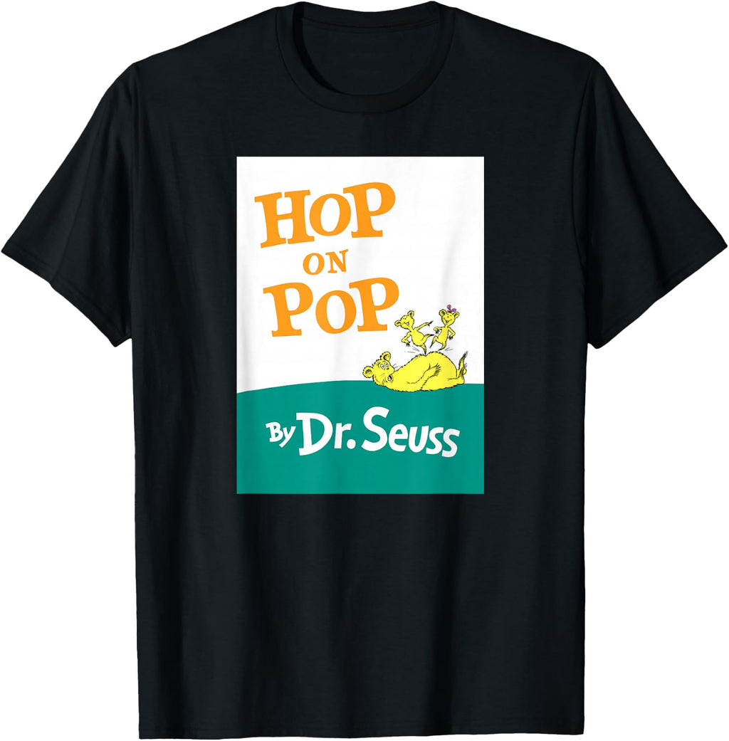 Dr. Seuss Hop On Pop Book Cover T-Shirt