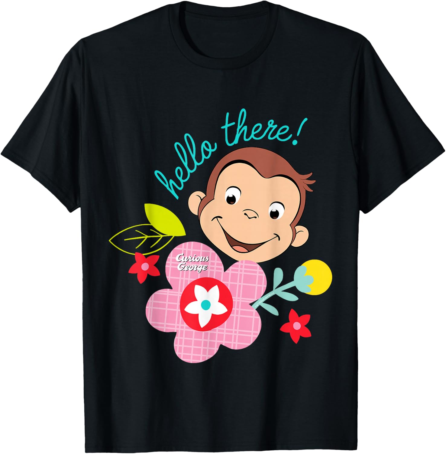 Curious George Hello There Spring Bloom T-Shirt