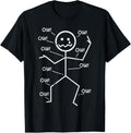 Crying Stickman Ow Ow Funny Pain Meme Humor Men Women Kids T-Shirt