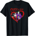 DC Comics Joker & Harley Quinn Valentine's Day Crazy for You T-Shirt