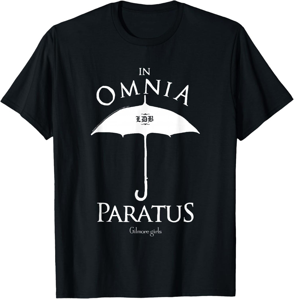 Gilmore Girls in Omnius Paratus Umbrella Logo TV Show T-Shirt