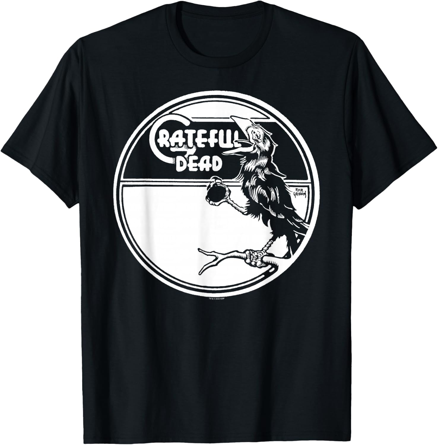 Grateful Dead Wake of The Flood Crow Label Vintage Band T-Shirt