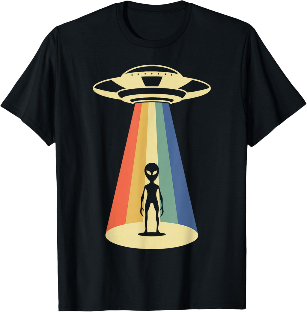 UFO Abduction - Alien Abduction Vintage Aliens Lover T-Shirt