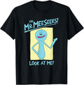 Ripple Junction Rick and Morty I'm Mr. Meeseeks! T-Shirt - Women's Unisex Black Cartoon T-Shirt - Small - Classic Fit - Short Sleeve - Crew Neck - All Seasons - 1 Count