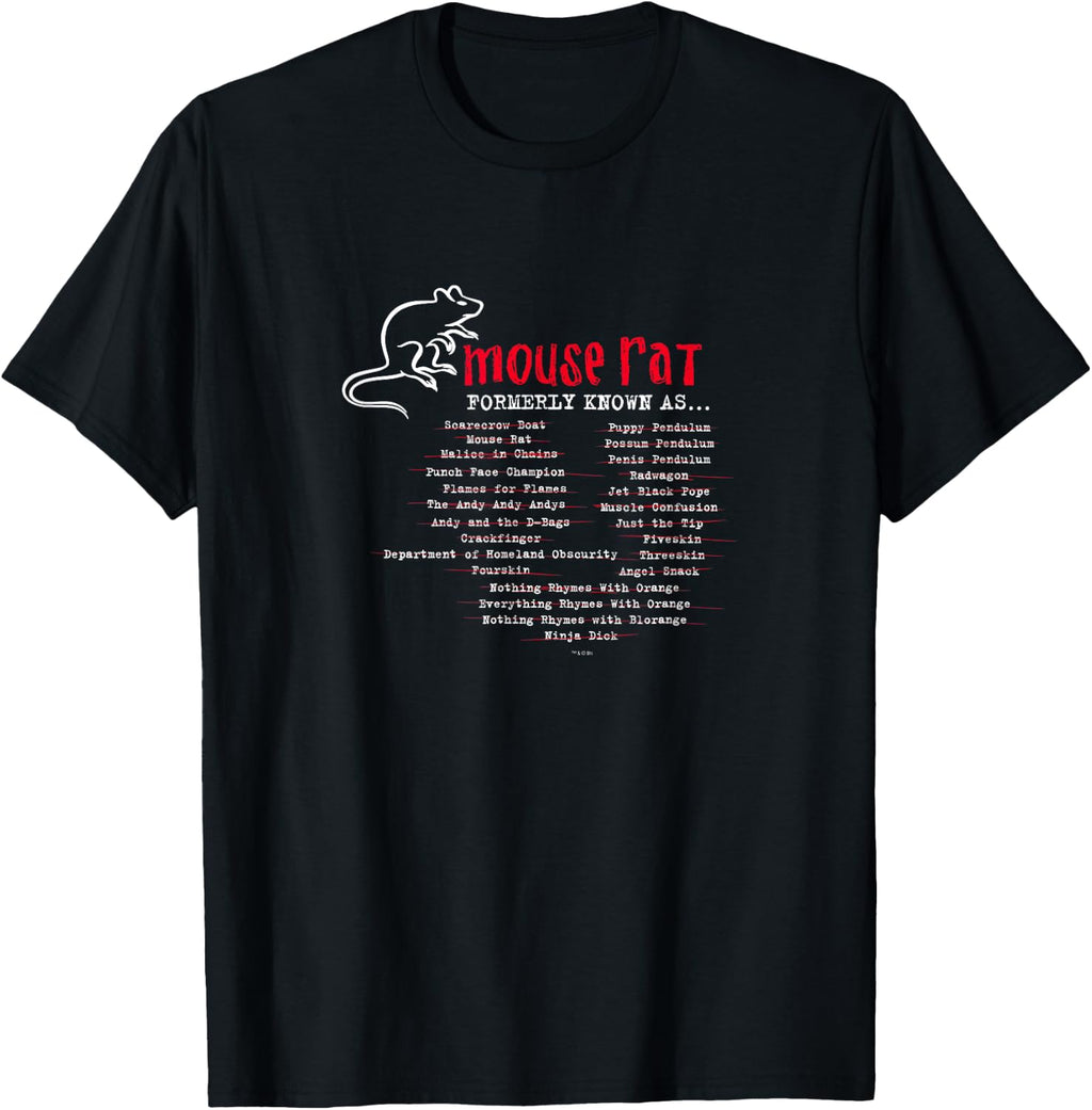 Parks and Recreation Mouse Rat Formerly Known As T-Shirt Small