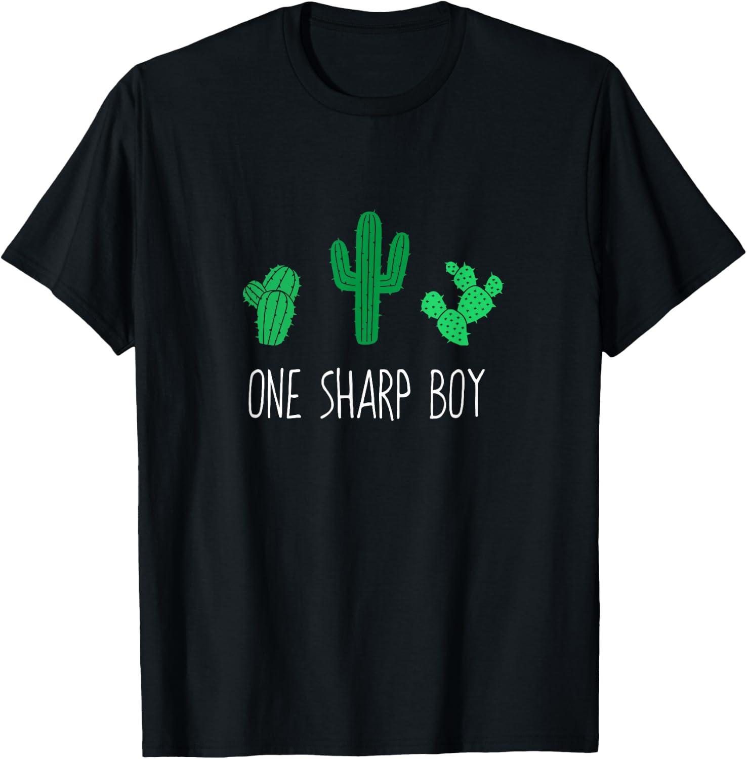 One Sharp Boy Shirt, Funny Cute Cactus Cacti Gift T-Shirt