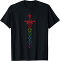 Dice Set Sword - RPG Tabletop Games D20 Tabletop T-Shirt