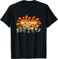 Nickelodeon 90s Cartoon Girls Classic Slime Splat Design T-Shirt