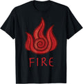 Avatar: The Last Airbender Painted Fire Element T-Shirt Small