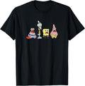 Spongebob Squarepants Spongebob Cast Group Star T-Shirt