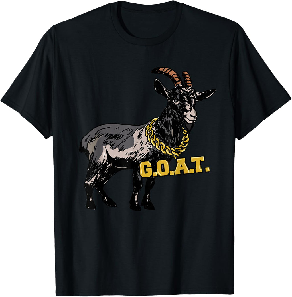 Goat with G.O.A.T. Chain T-Shirt