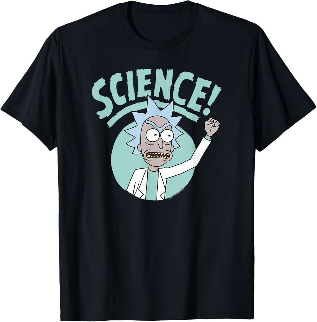 Rick and Morty Science Fist Punch T-Shirt Small