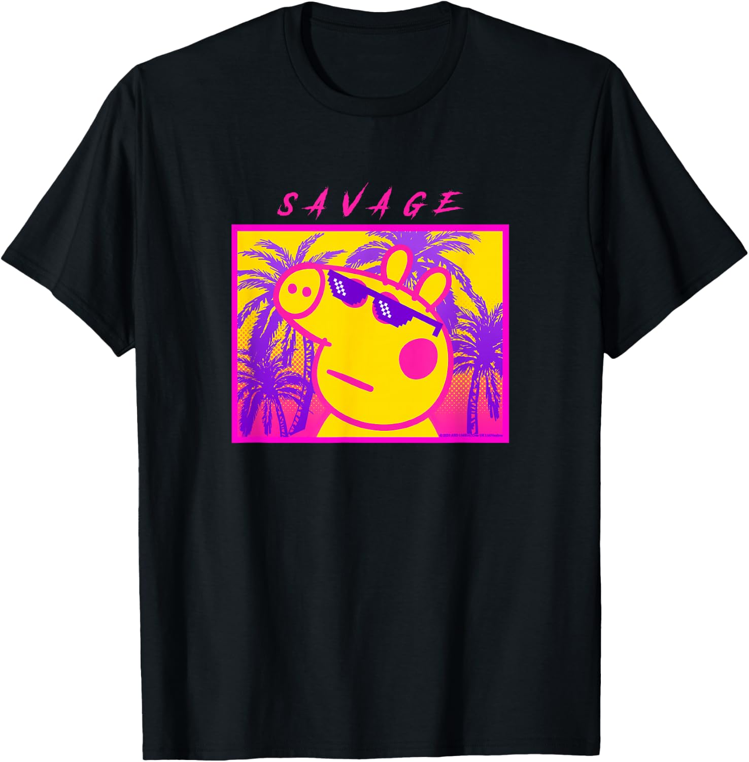 Peppa Pig Savage Portrait T-Shirt
