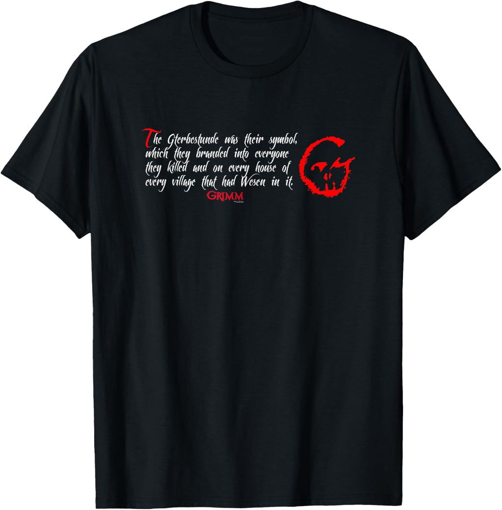 NBC Grimm Gterbestunde Mark Comfortable T-Shirt - Official Tee T-Shirt