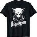 Nos-purr-atu Cat Vampire Horror Movie And Cat Fan T-Shirt