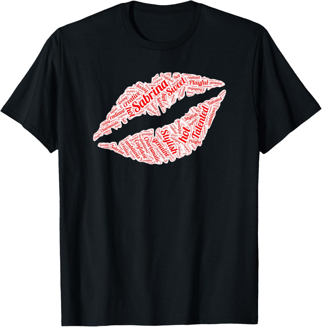 Sabrina Name T for Women and Girls Inspiring Sabrina Tee T-Shirt