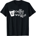 No Coffee No Workee Shirt, Funny Gift for Coffee Lover T-Shirt