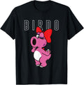 Super Mario Bros Birdo Big Pink Portrait Simple Text T-Shirt