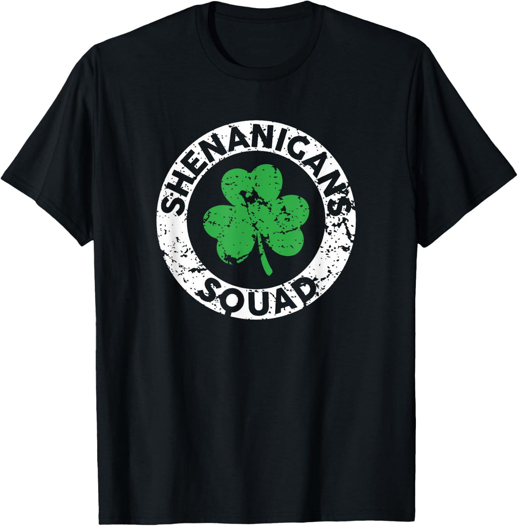 Shenanigans Squad St. Patrick's Day Funny Matching T-Shirt
